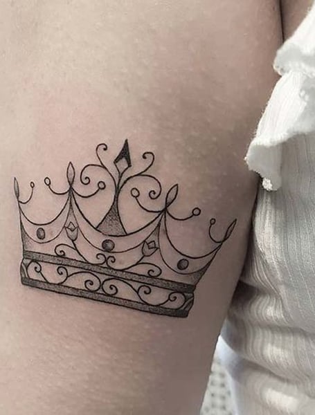 Small Crown Tattoo